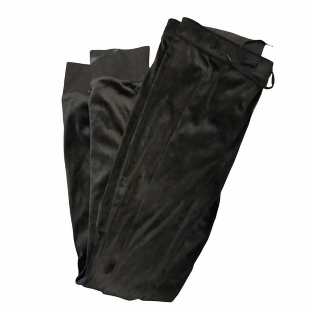 Donna Karan Pajama Velour Pants XL EUC - Picture 1 of 7